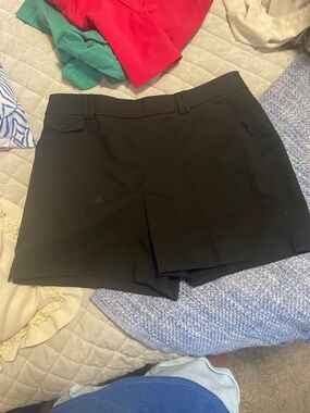 White House Black Market Black Tailored Bermuda Shorts